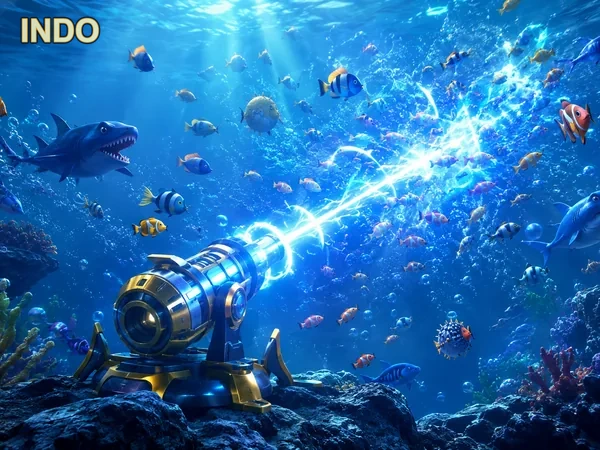 Antarmuka permainan Fierce Fishing di indo